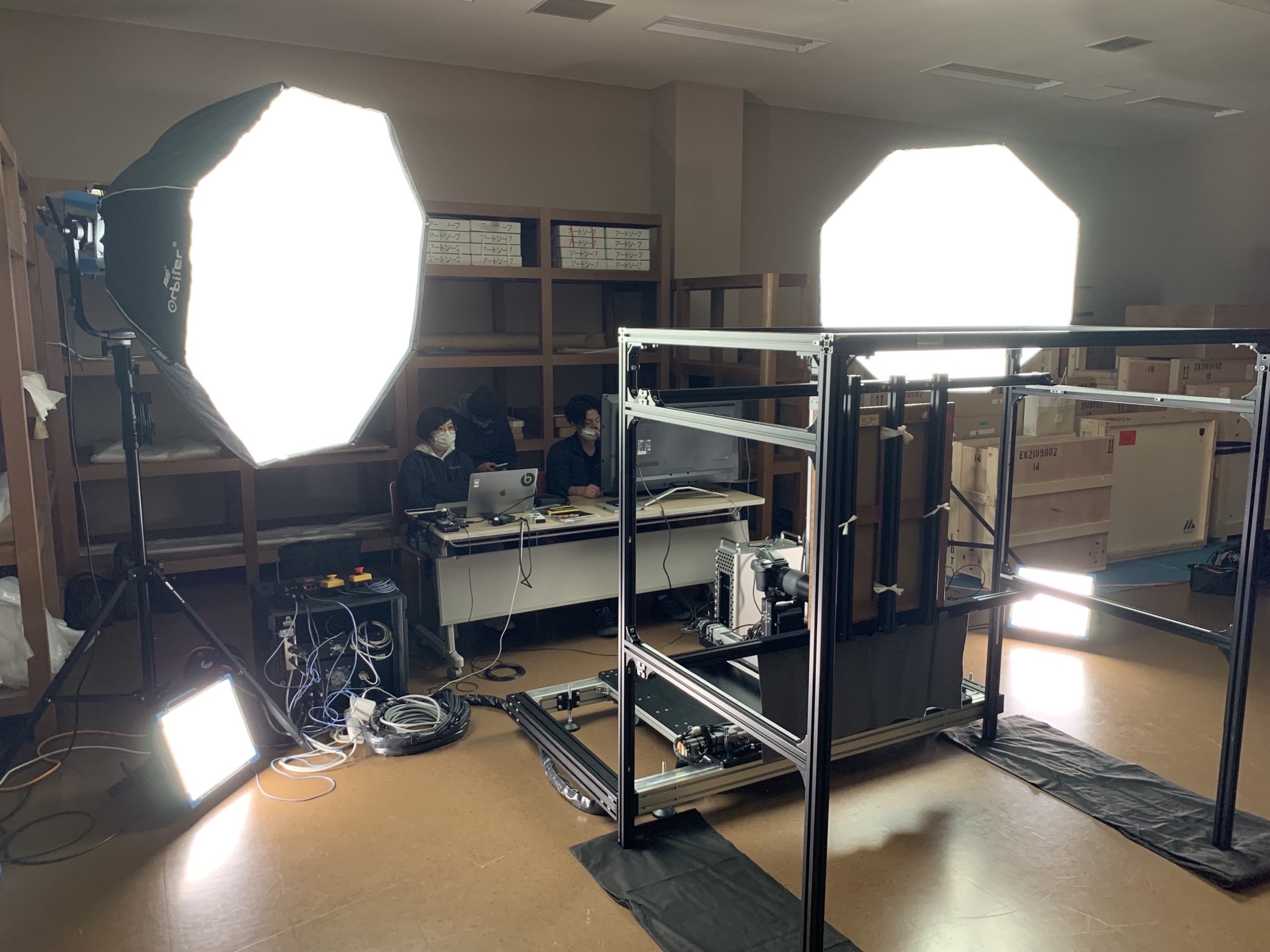 山梨県美術館　ミレー作品高解像度撮影